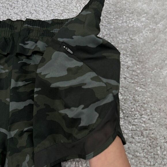 Athleta Camo Printed Mesh Racer Run Short NO LINER - Picture 6 of 11
